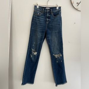 Straight leg jeans